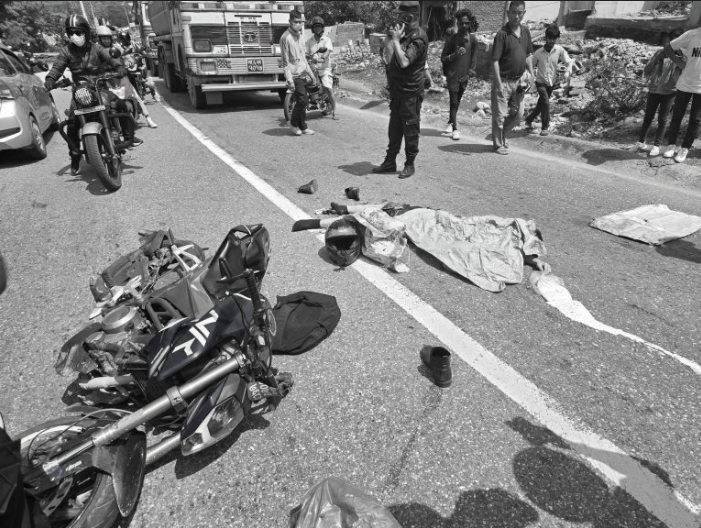 हेटौंडामा सवारी दुर्घटना हुँदा एक किशोरीको मृत्यु